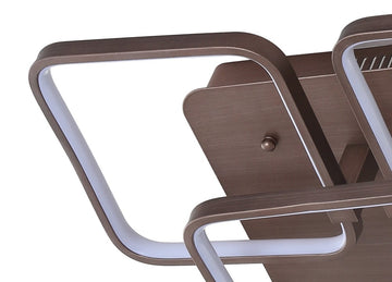 Sebastian 17.5" Integrated LED Metal Flush Mount Ceiling Light - JONATHAN Y